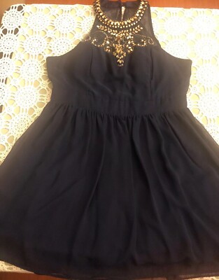 33 inch long dress Chiclily Women's Midi Dress 3/4 Sleeve Flare A-line Long Maxi Dress with  Pockets for Spring Fall, Navy Blue L