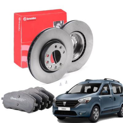 Pastiglie Freno Anteriori Brembo P68050 | Omologate ECE R90 | Per Dacia Duster, Renault Megane/Scenic | Senza Indicatore Usura