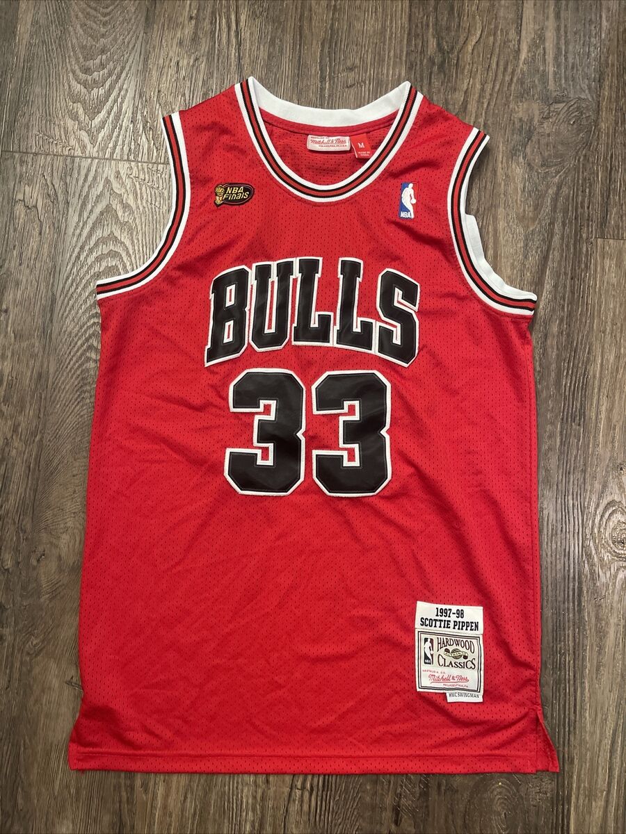 Chicago Bulls #33 Scottie Pippen NBA Finals Jersey 1997-98 Chicago Bulls #33 Scottie Pippen NBA Finals Jersey 1997-98