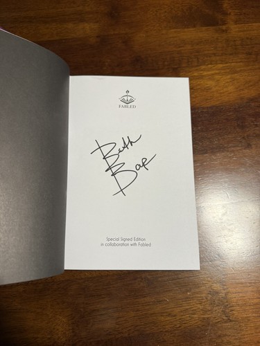The Poisons We Drink Bethany Baptiste Fabled SE W/ Slipcase Signed Hardcover - Picture 5 of 7