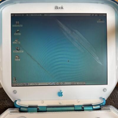 Apple iBook G3 Clamshell M2453 Laptop Blue UNTESTED FOR