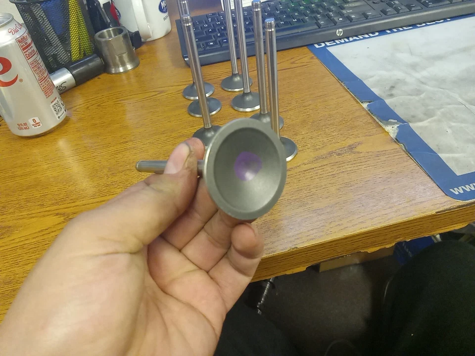 (8) 12582719 LS3 Exhaust Valves 2007+ 6.0L 6.2L L99 L96 L92 TAKE OFF - Image 3 of 4