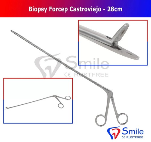 Deutsche Biopsiepinzette 28 cm (28 cm Schaft) OB/GYN Chirurgie Instrumente - Bild 1 von 4