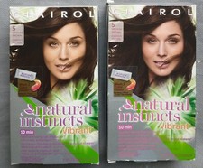 2 Boxes Clairol Natural Instincts 5 Medium Brown Vibrant Hair Color