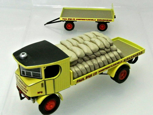 Corgi 80002 Sentinel Platform Wagon Trailer & Sacks - Paul Bros Ltd Homepride - Picture 2 of 13