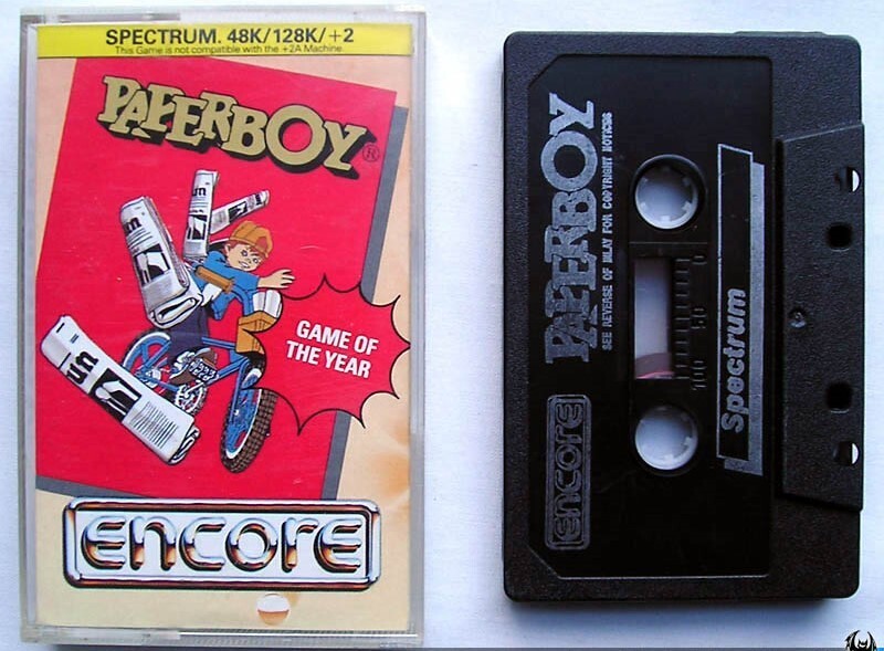 Sinclair ZX Spectrum 48K Game - PAPERBOY - Encore - Tested