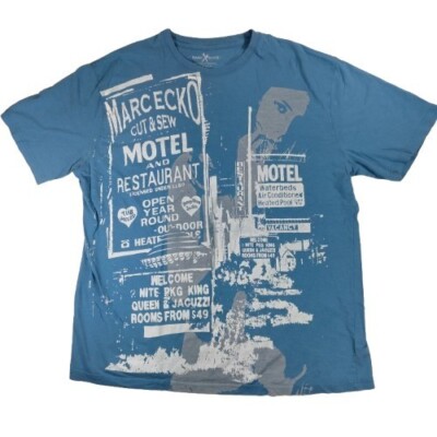 Marc Ecko Cut And Sew Y2K Graphic Tee T Shirt Grunge Streetwear Pinkman M/L