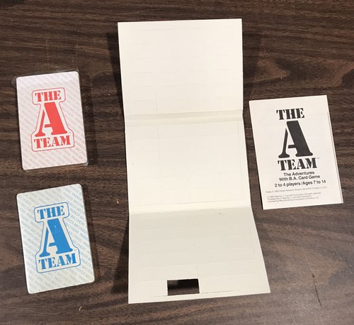 NIOB 1983 A Team The Adventures with B.A. Playing Card Game Parker Brothers - Picture 4 of 9