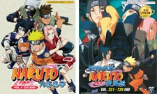 NARUTO + NARUTO SHIPPUDEN COMPLETE SERIES VOL.1-720 END ANIME DVD ENGLISH DUBBED