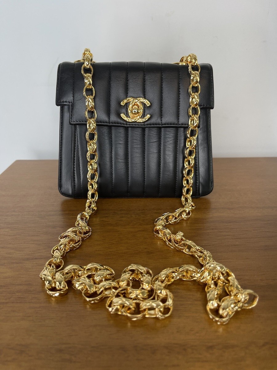 Auth CHANEL CLASSIC 24K BIJOUX CHAIN VINTAGE CROSSBODY MINI Auth CHANEL CLASSIC 24K BIJOUX CHAIN VINTAGE CROSSBODY MINI