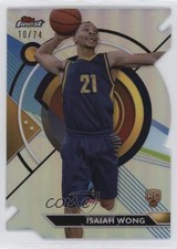 2023-24 Topps Finest Common Die-Cut Refractor 10/74 Isaiah Wong #100 1b30