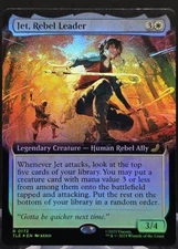 Jet, Rebel Leader #172 Avatar: The Last Airbender Extended Art Foil Rare