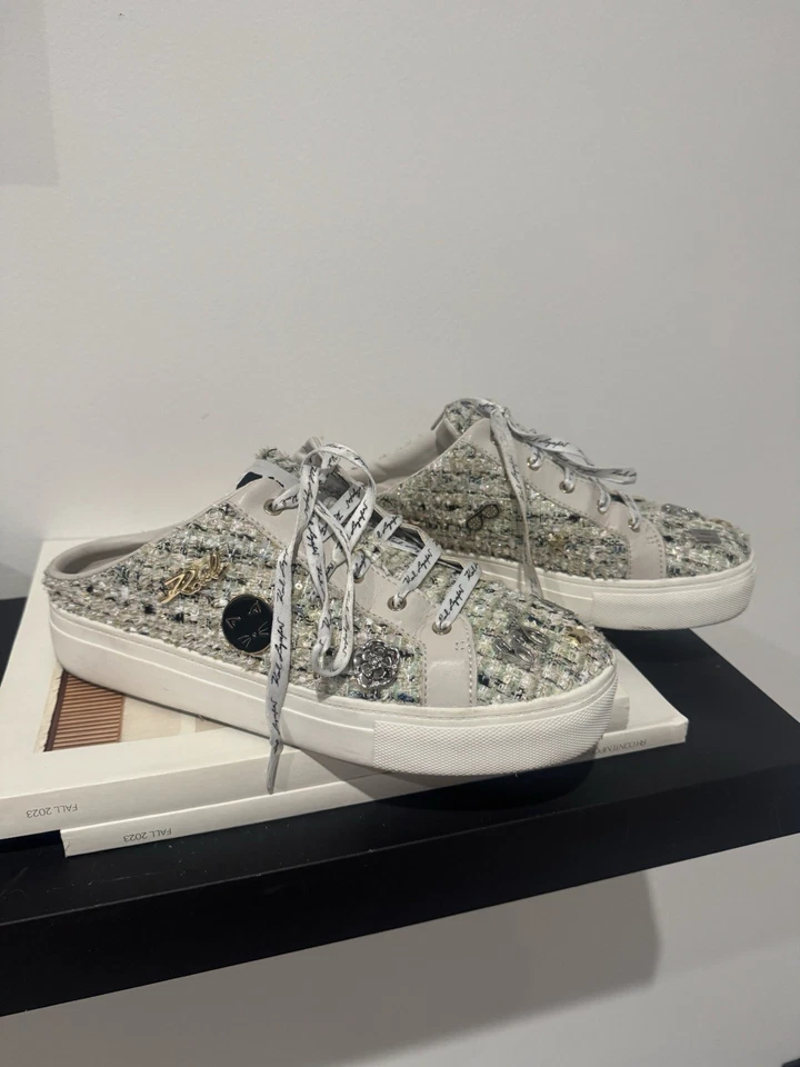 Zapatilla deportiva KARL LAGERFELD Paris Cordelia en multi/suave talla 39 original $139 Foto 3 de 4