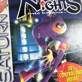 Nights Into Dreams with New 3D Control Pad Controller Sega Saturn, 1996