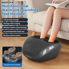 MASSTECK Shiatsu Foot Massager Machine with Soothing Heat, Deep Kneading Relax,