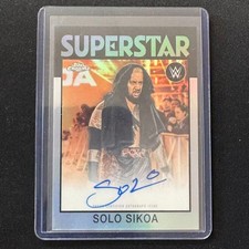 ☕️MK 2025 TOPPS CHROME WWE 1986 TOPPS AUTO REFRACTOR SOLO SIKOA