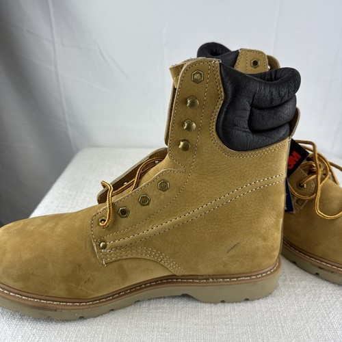 Texas Steer - Mens Size 11 EEE - Tan Round Toe Work Boots w/ Thermal Insulation - Picture 10 of 22