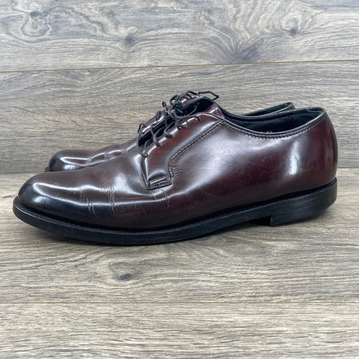 Florsheim Lexington Wingtip Oxford in burgundy polished leather size 12 EEE Size 7D 50s Florsheim Wingtip Oxfords Oxblood Leather Dress  main image 2