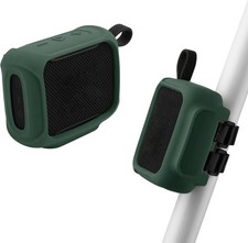 Silicone Case Cover for JBL Go 5 Portable Speaker Deep Green 
