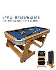 Riley 6Ft 6In 3in 1 Vertical Folding Pool Table With Darts etc ( Ex display )