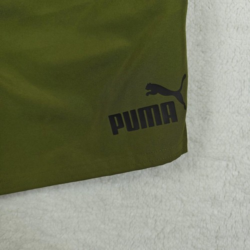 Puma ESS Tape Woven Running shorts Mens Size XL Olive - Picture 3 of 7