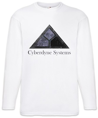 Cyberdyne Systems Logo Langarm T-Shirt Skynet Logo Terminator Sign T-800 John