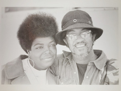 The Blues Postcard Oversize Lucille Span And Homesick James 1992 Mimosa Records 