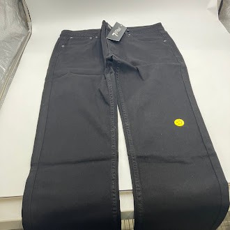 МУЖСКИЕ ДЖИНСЫ 7GROOVE ИЗ ДЕНИМА ПРЯМОГО КРОЯ - РАЗМЕР: ДЛЯ МУЖЧИН 34/30 - ЧЕРНЫЙ КАК СМОЛЬ