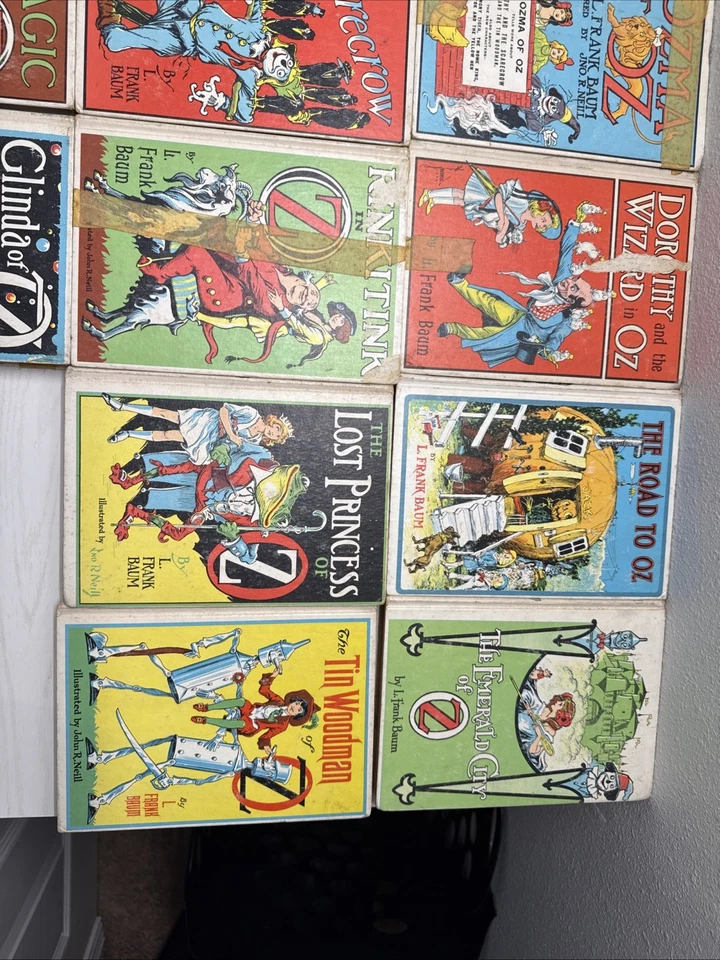 Wizard of OZ L. Frank Baum COMPLETE 14 Book Set Hardcover Reilly & Lee 1956 Foto 4 de 4