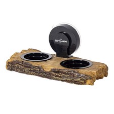 Turtle Basking Platform or Reptile Feeding Ledge with Suction Cup, Resin Flat...