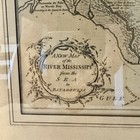 Antique Map Of Mississippi River Framed And Matted 17 1/2” X 15 1/2” — photo 3