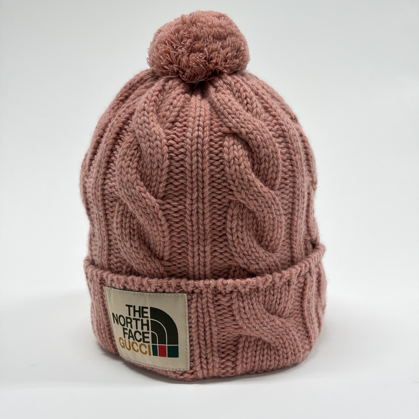 Gucci x The North Face Wool Hat Pink 653564 4G200 7900 L image 2