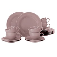Seltmann Weiden Beat Altrosa Kaffeeservice 18-Tlg.