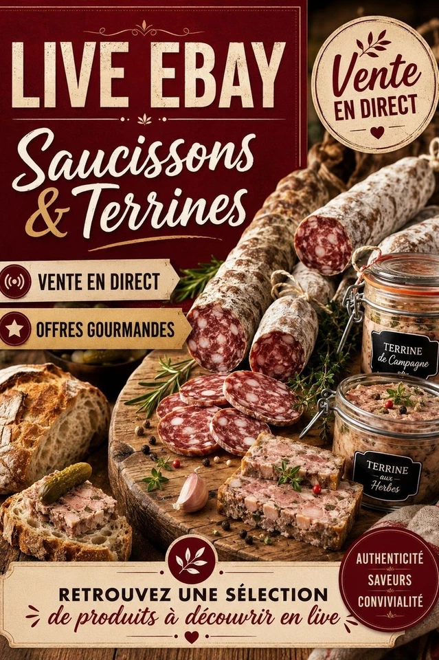 Live apéro / Saucissons / Terrines / Tartinades