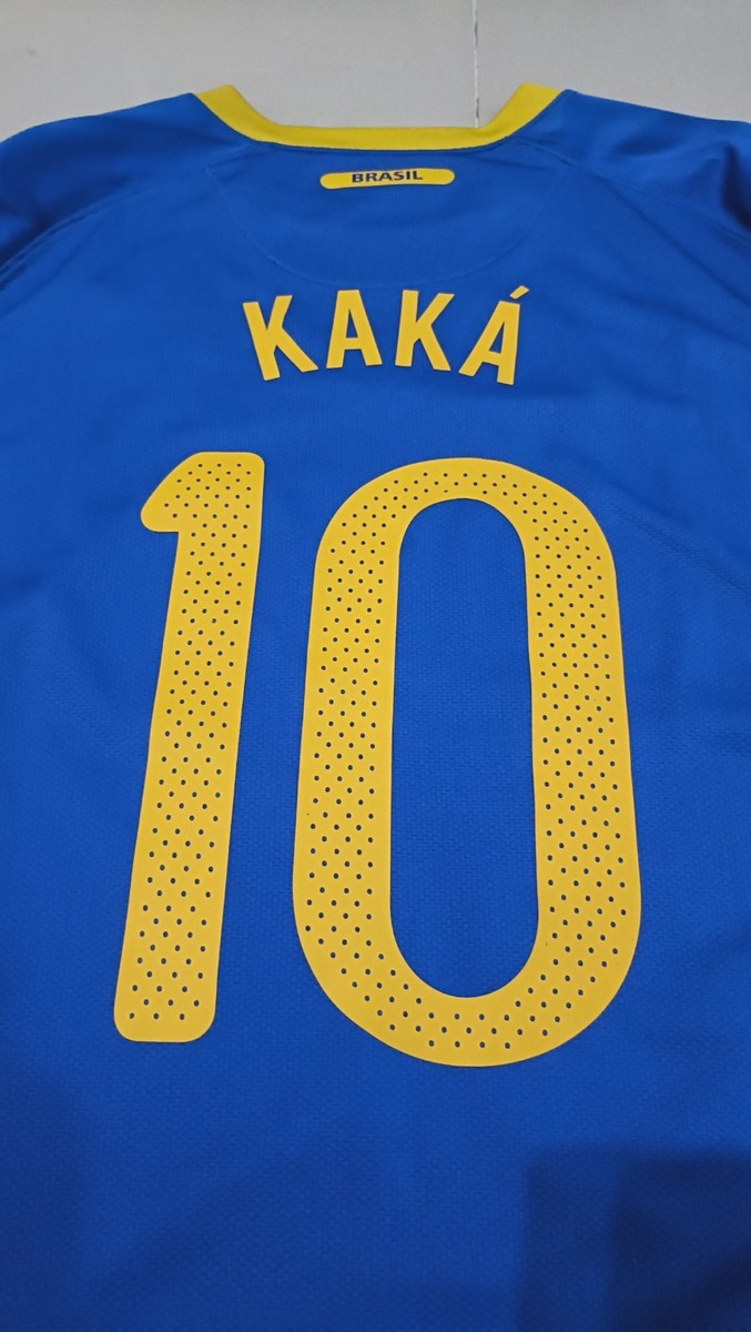 Nike ブラジル代表 Kaká 10 シャツ Authentic BRAZIL 2010 Away Jersey Football Shirt Nike World Cup
