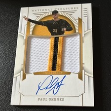 2024 Panini National Treasures Paul Skenes Auto Patch Rookie /99 Pirates