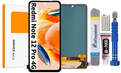 Original OEM Für Xiaomi Redmi Note 12 Pro 4G Display Bildschirm LCD