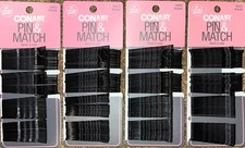  360 NEW CONAIR Pin  Match Blend-In Match Color Black Bobby Pins FAST FREE SHP