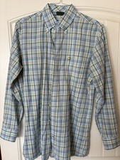 Bobby Jones Masters Logo Golf Button-Down Long Sleeve Shirt Medium