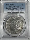 1878 7/8TF Strong VAM 37, 7/4 Morgan Silver Dollar Freshly graded PCGS VF