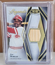2022 Topps Tier One Legends Relics Joe Morgan Game-Used Serial #T1LR-JM/199 Reds
