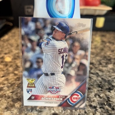 2016 Topps Chrome - Kyle Schwarber #166 Batting (RC) Chicago Cubs MLB Baseball