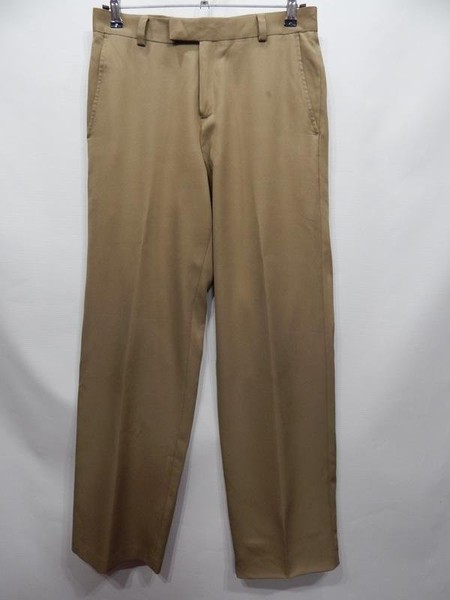 Men Kenneth Cole Trousers Beige Polyester 31 / M /