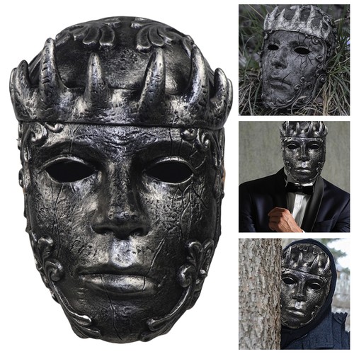 Maschera completa Halloween Re degli abissi horror carnevale festa-cosplay copricapo oggetti di scena - Foto 10 di 20