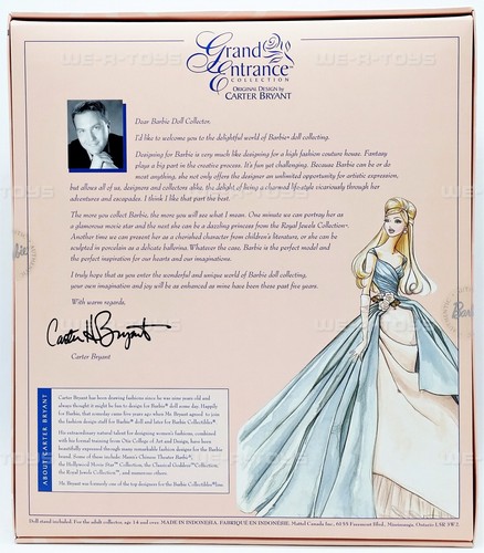 Mattel Carter Bryant Grand Entrance 2000 Collector Edition Barbie Doll (28533) | Achetez sur