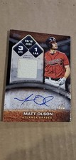 2025 Topps Series 2 Rounding the Bases Autograph Relics Matt Olson RTBA-MOL  /50