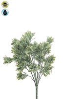 Artplants KüNstlicher Crossostephium Nowrel Auf Steckstab, GrüN-Grau, 35Cm