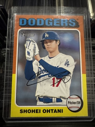 2024 Topps Heritage Mini #371 Shohei Ohtani Dodgers