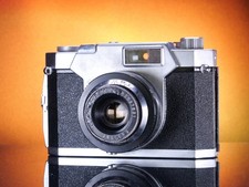 Konica Konilette 35 Rangefinder 35mm Camera w/ Konitor Lens, Case 337831