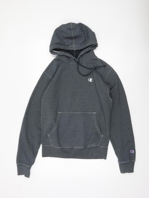 Champion Herren Grau Pullover Hoodie Gr. S Regular Fit Fleece